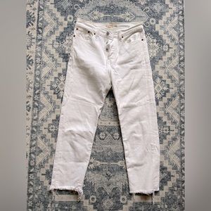 Levi’s Wedgie Straight White Pants